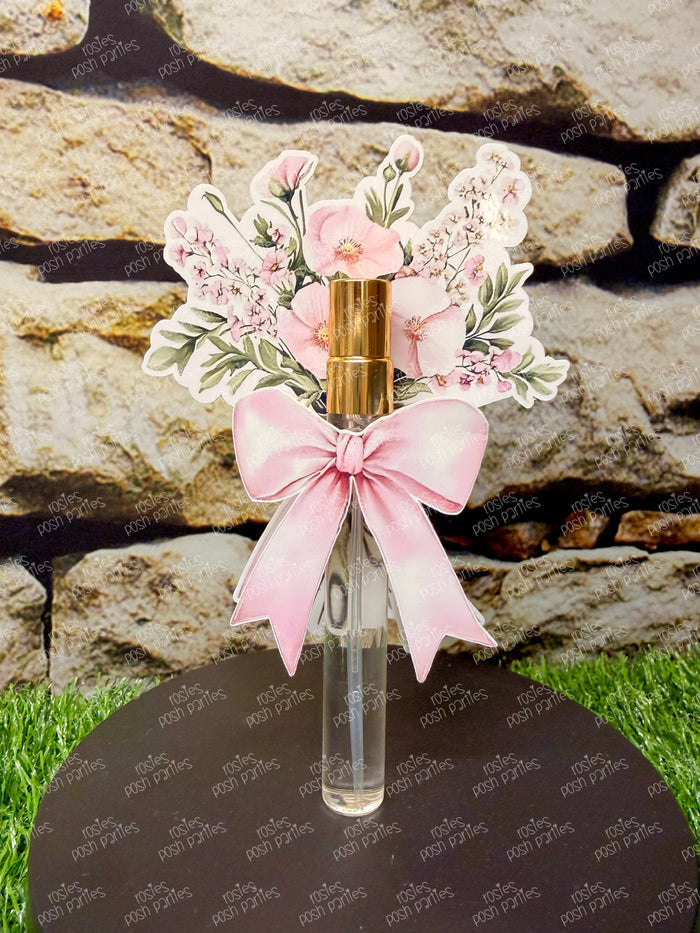 Personalized Floral Body Mist Favors | Birthday | Retirement Party, Anniversary, Party Guest Gift