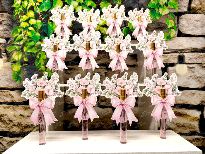 Personalized Floral Body Mist Favors | Birthday | Retirement Party, Anniversary, Party Guest Gift