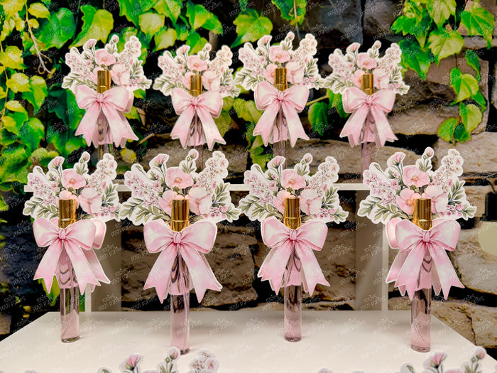 Personalized Floral Body Mist Favors | Birthday | Retirement Party, Anniversary, Party Guest Gift