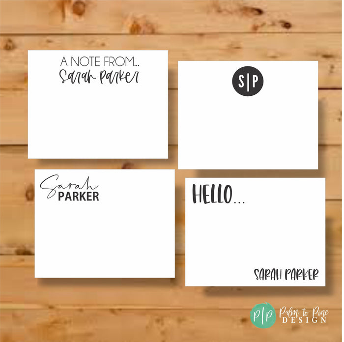 Personalized Stationery Note Cards