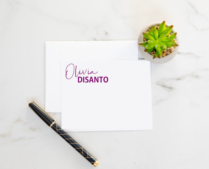 Personalized Stationery Note Cards