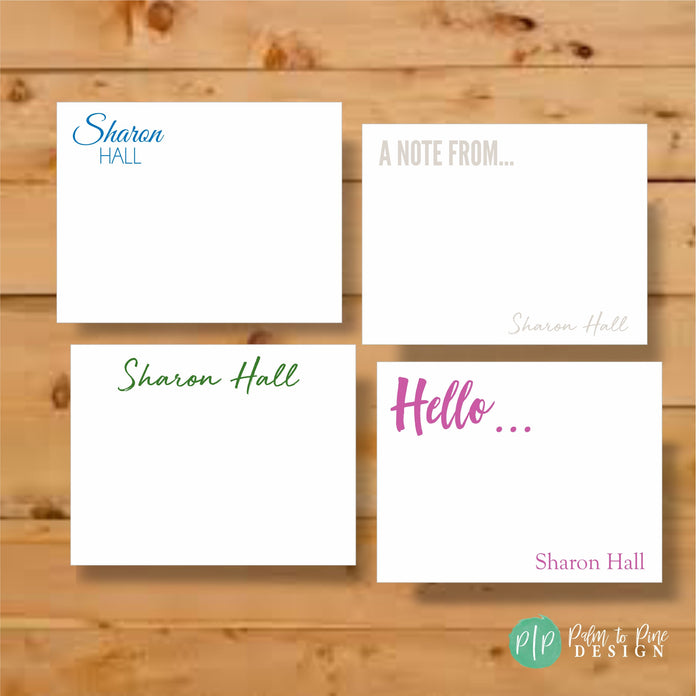 Personalized Stationery Set with Envelopes