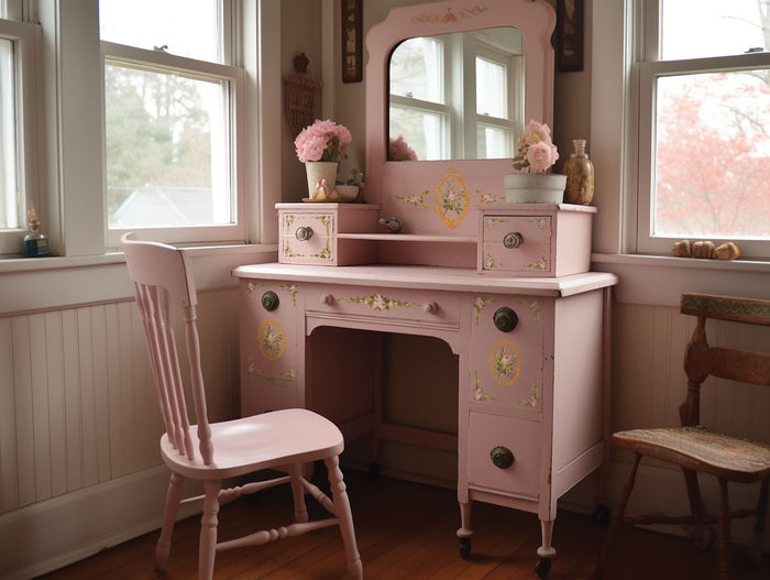 Petite Fleur Pink Paint InLay by IOD