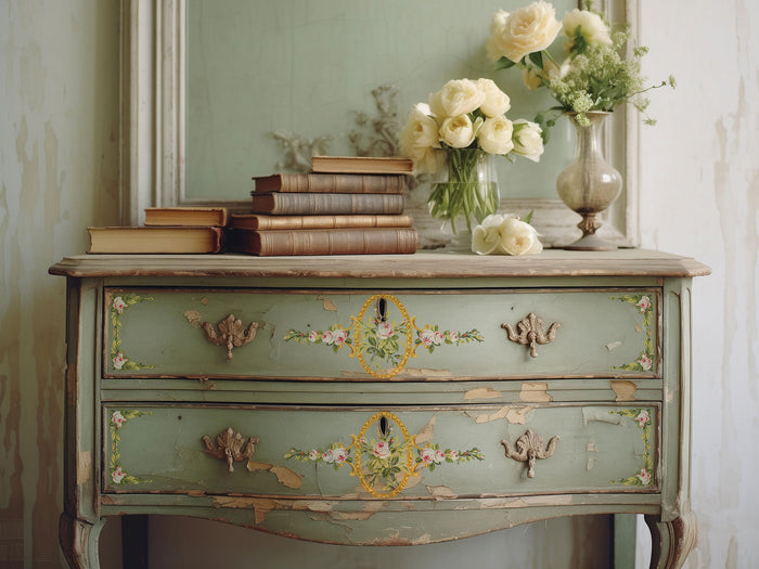 Petite Fleur Pink Paint InLay by IOD