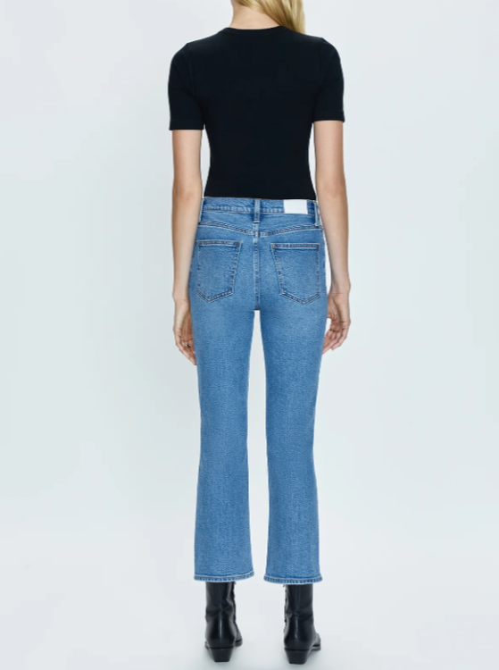 Pistola Lennon High Rise Cropped Bootcut in Derby