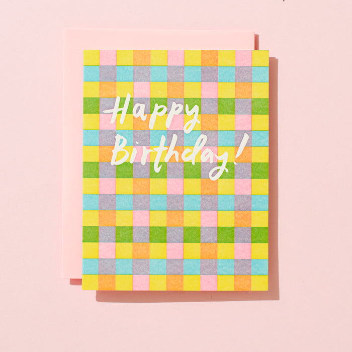 Plaid Birthday