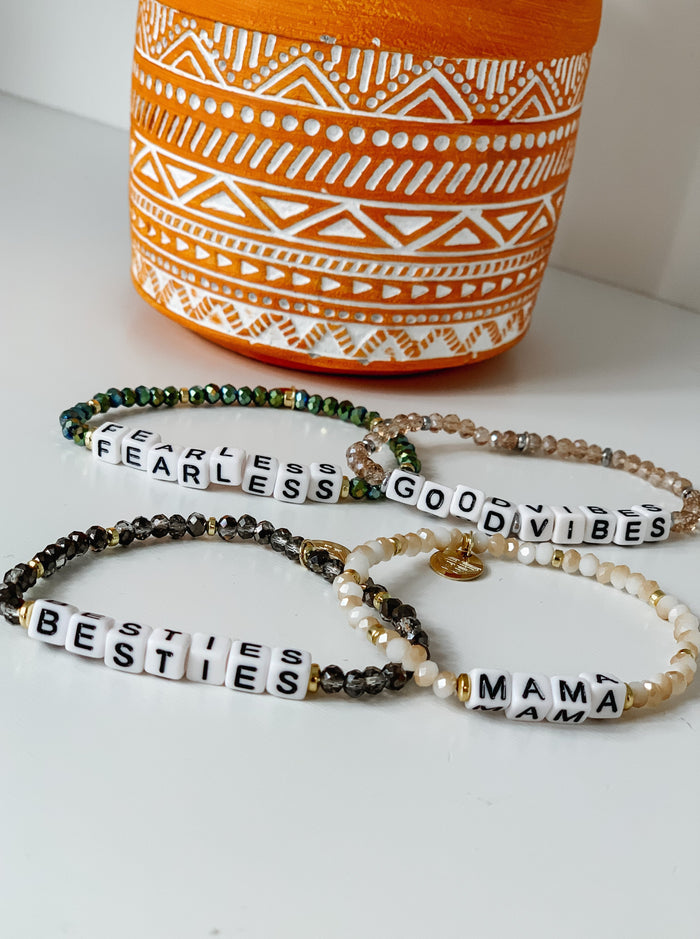 Positive Words Bracelets