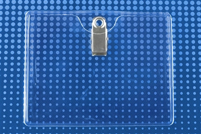 Premium Horizontal Badge Holder with Clip - Convention Size - 504-J, Qty = 100