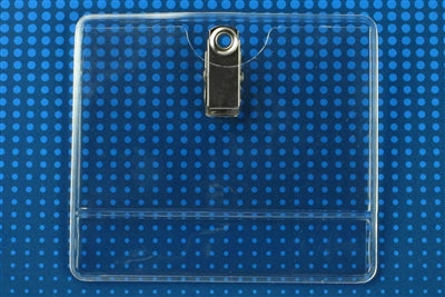 Premium Horizontal Display Holder with Clip - Credit Card Size -  504-T1L, Qty = 100