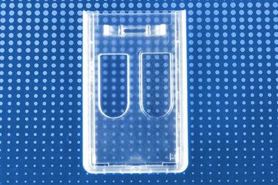 Premium Vertical 2 Card Top Loading Badge Holder - 706-N2, Qty = 50