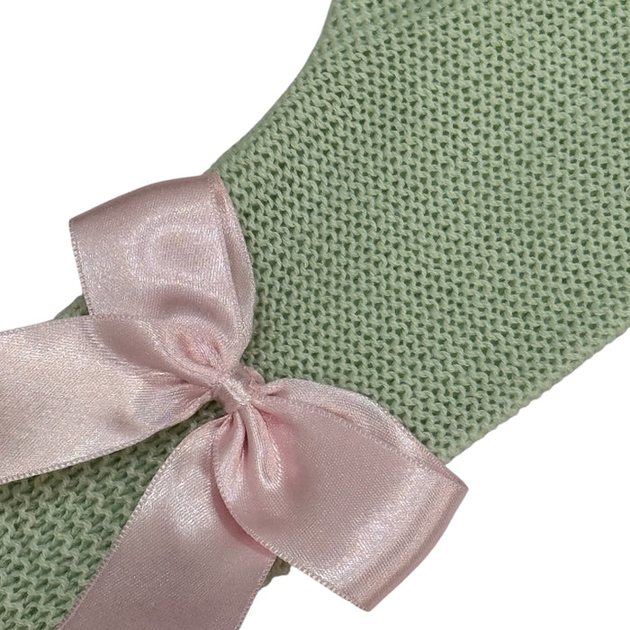 PREORDER Aida Knitted Green/Pink Knitted Pants (6-8 weeks after order is placed)