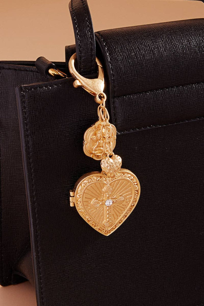 Psalm 91:11 Angel Bag Charm/Keychain