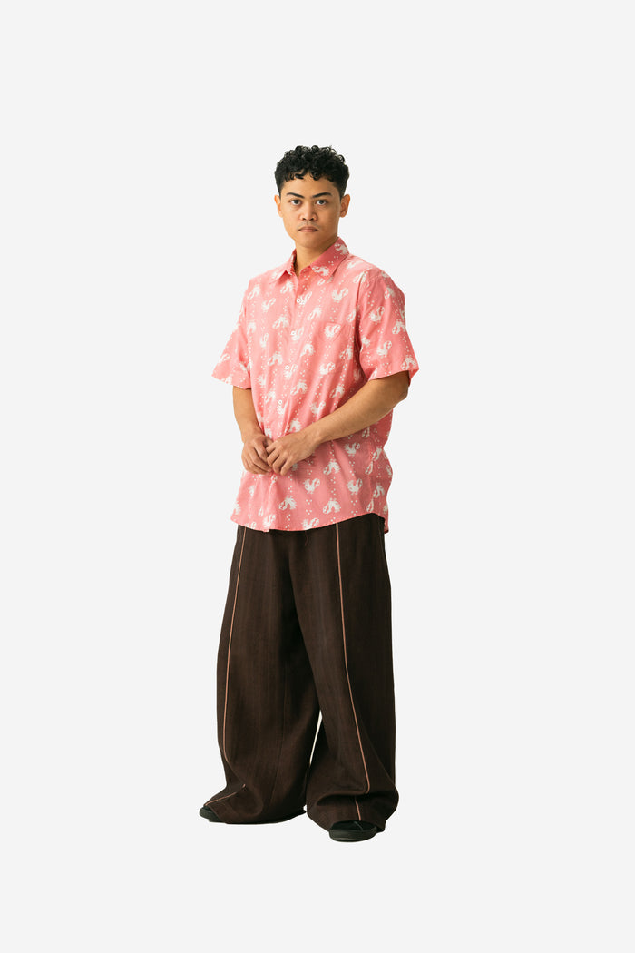 “Puspa” - Ayam Plant-Based Dye - Short Sleeve Shirt