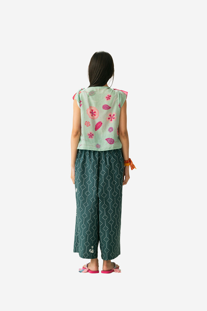 “Puspa” - Bunga Laut Boxy Top