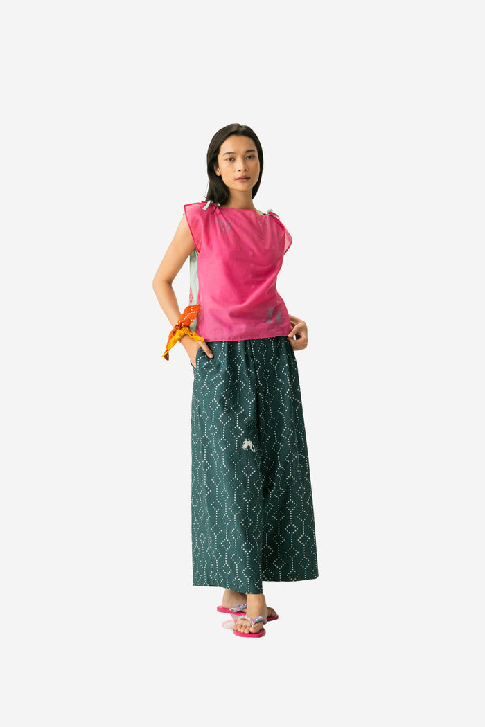 “Puspa” - Bunga Laut Boxy Top