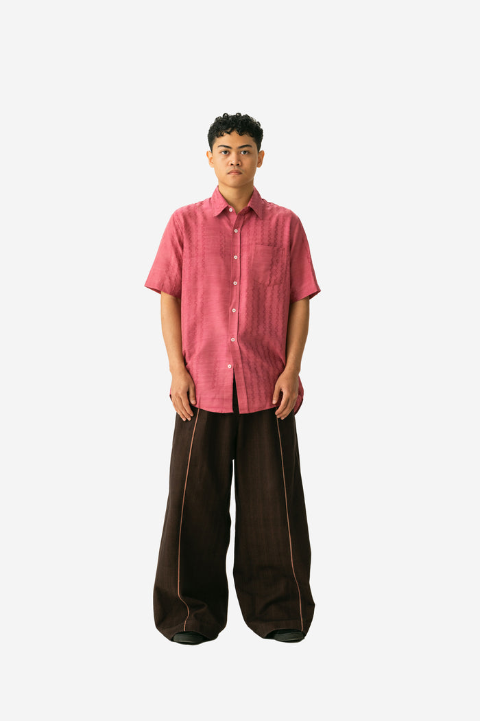 “Puspa” - Ombak Laut Short Sleeve Shirt