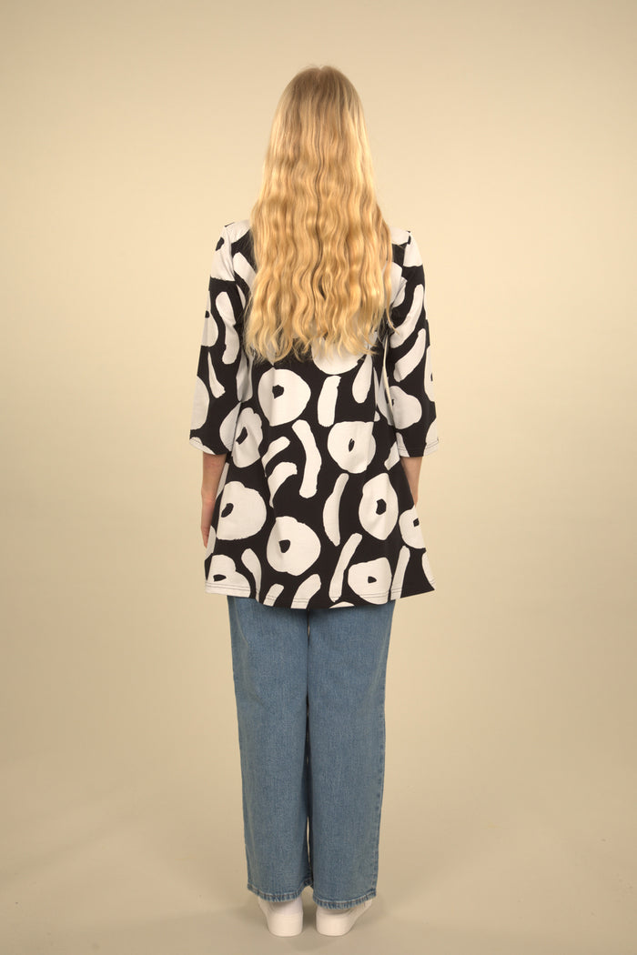 Ratia Pisara Nuppunen Grey/Black Tunic
