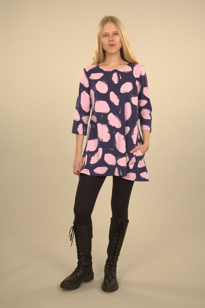 Ratia Pisara Papu Purple Tunic