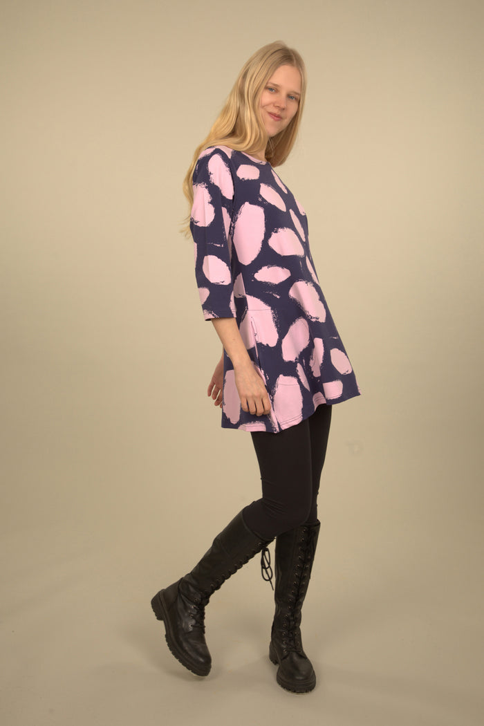 Ratia Pisara Papu Purple Tunic