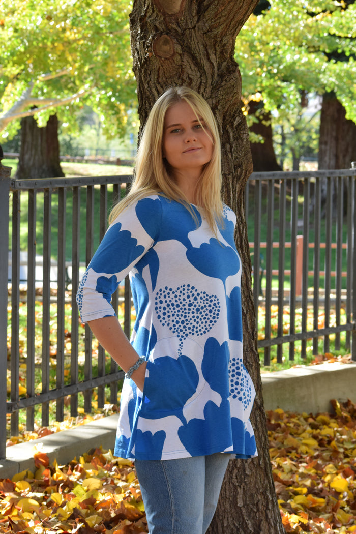Ratia Pisara Ulpukka Blue Tunic