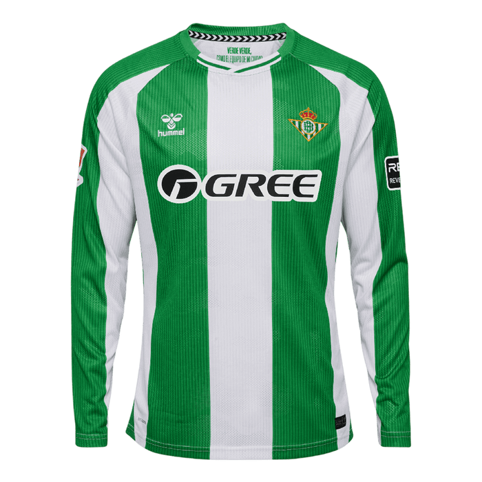 Real Betis Home Long Sleeve Jersey 2025/26