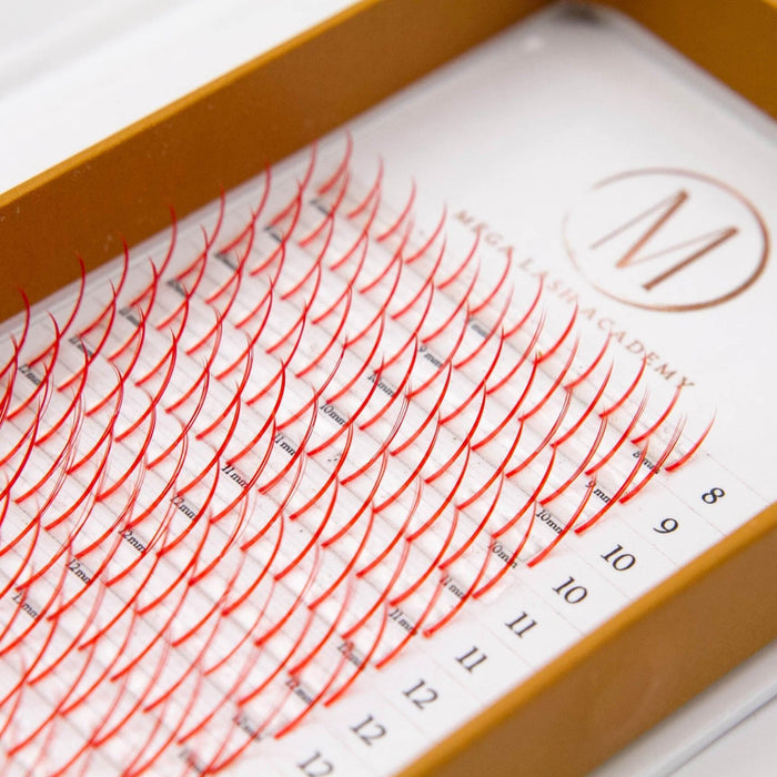 Red Promade Spikes Lashes