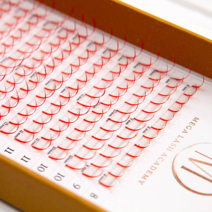 Red Promade Spikes Lashes