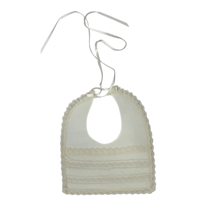 Regina Ivory Lace Bib