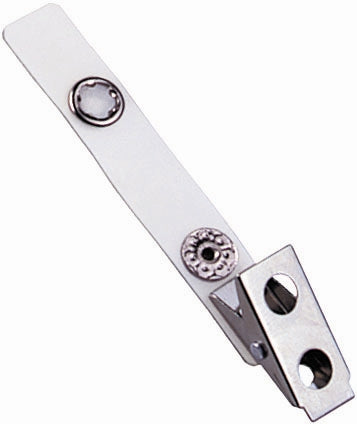 Reinforced Vinyl Strap Clip with 2-Hole NPS Clip - 2120-1010, Qty = 500