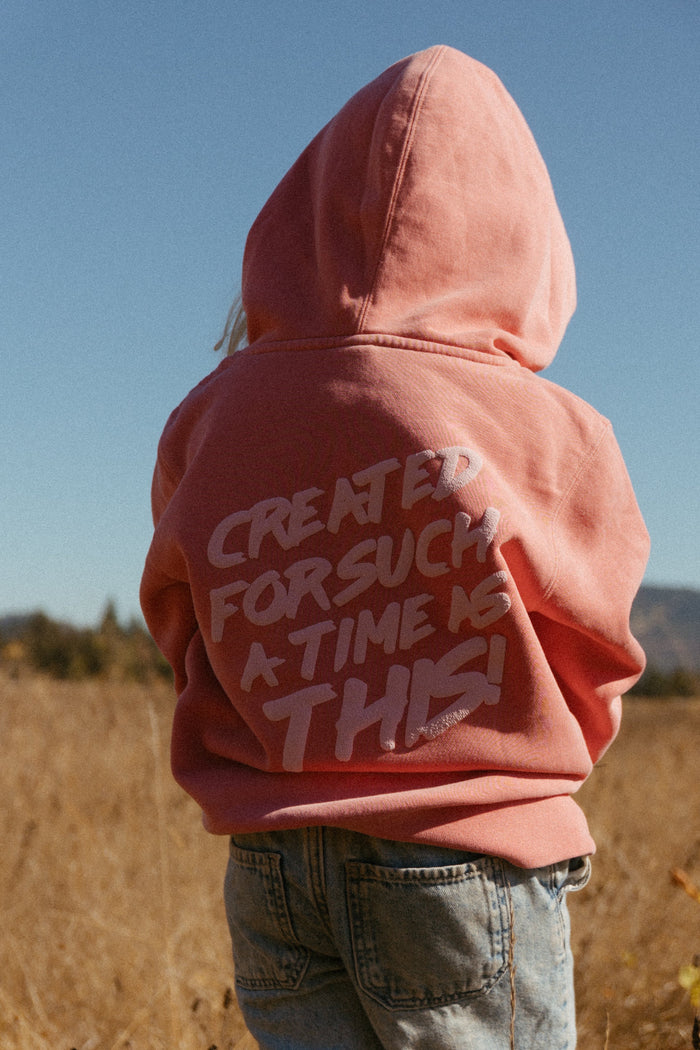 RESTOCK :: Created for Such a Time as This – Youth Hoodie