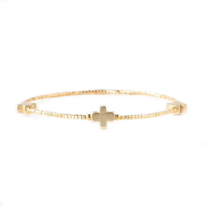 RESTOCK :: Faithful Bangle- Gold