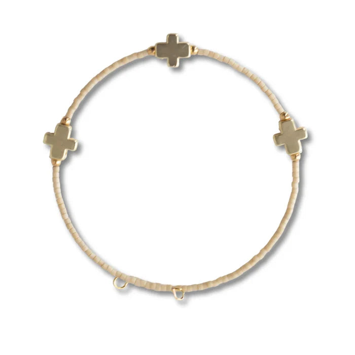 RESTOCK :: Faithful Bangle- Latte