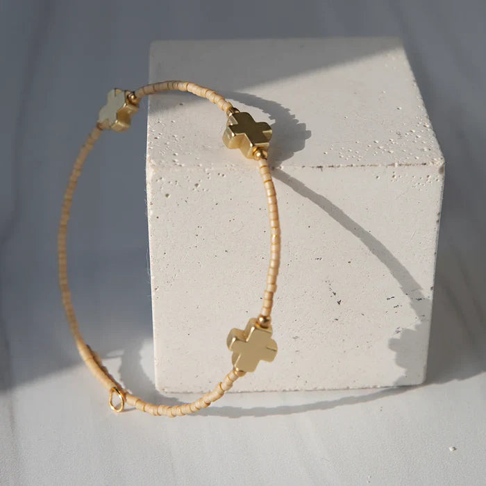 RESTOCK :: Faithful Bangle- Latte
