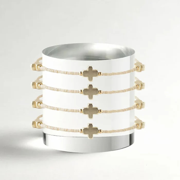 RESTOCK :: Faithful Bangle- Latte
