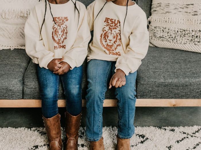 RESTOCK :: Jesus Is King Toddler Crewneck