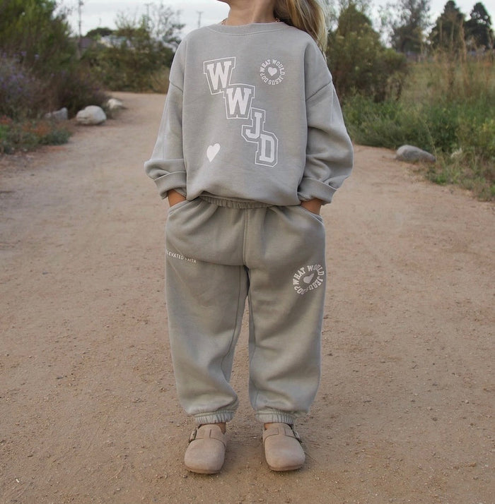RESTOCK :: WWJD Varsity Kids Sweatpant