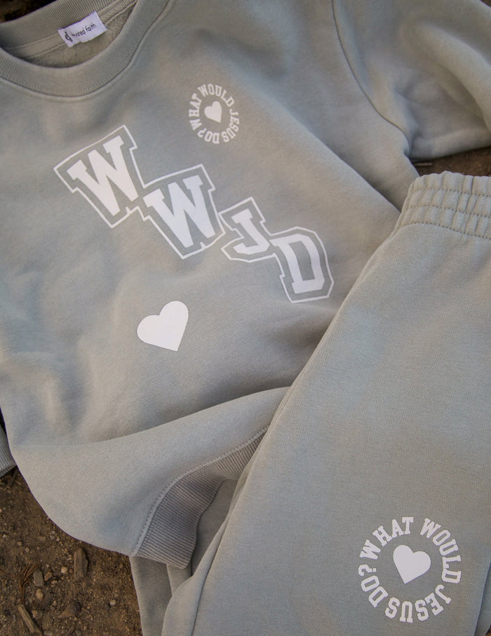 RESTOCK :: WWJD Varsity Kids Sweatpant