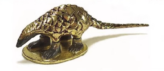 Retired Kaiyodo Furuta chocoegg SP item metal Pangolin animal mini Model Figure 2002