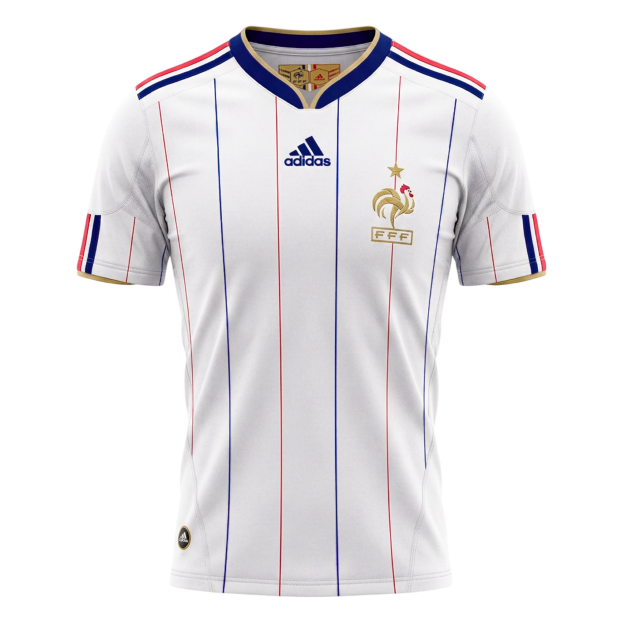 Retro Soccer Jersey France Away 2010