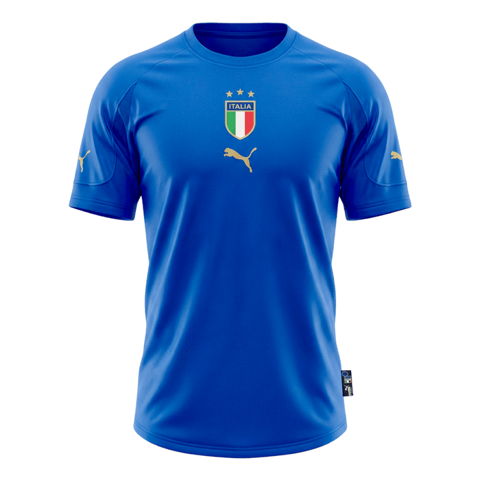 Retro Soccer Jersey Italy Home 2004