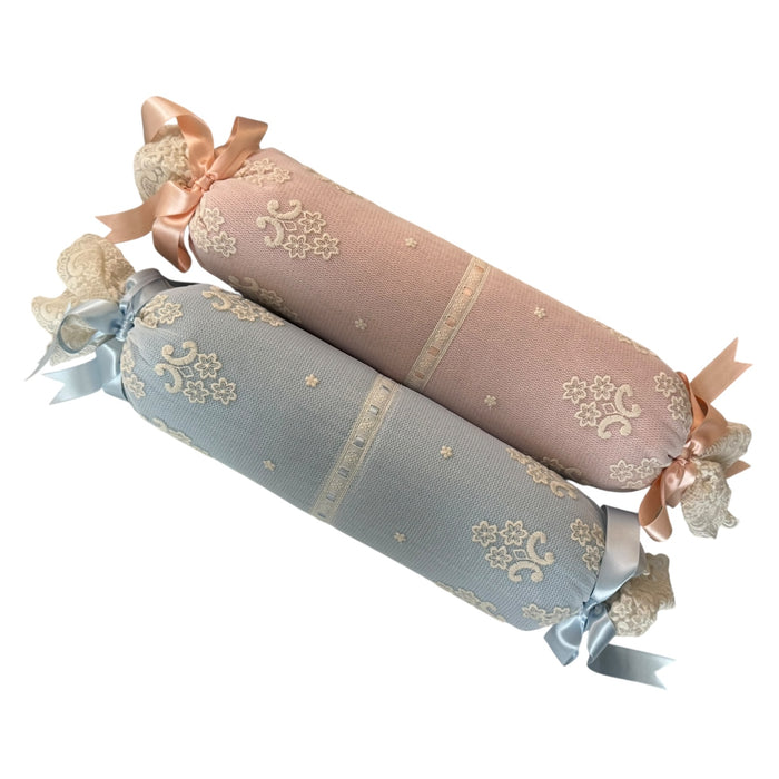 Roman Pillow Roll (Dusty Pink or Blue)