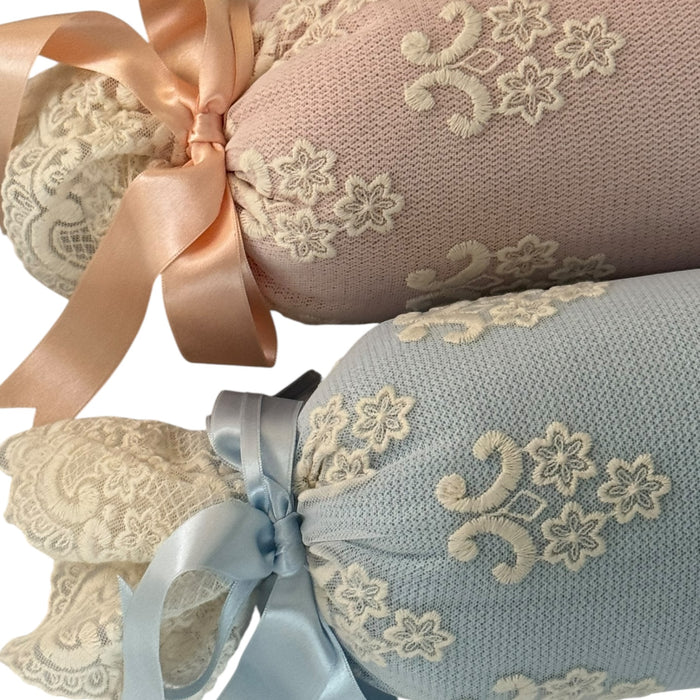 Roman Pillow Roll (Dusty Pink or Blue)