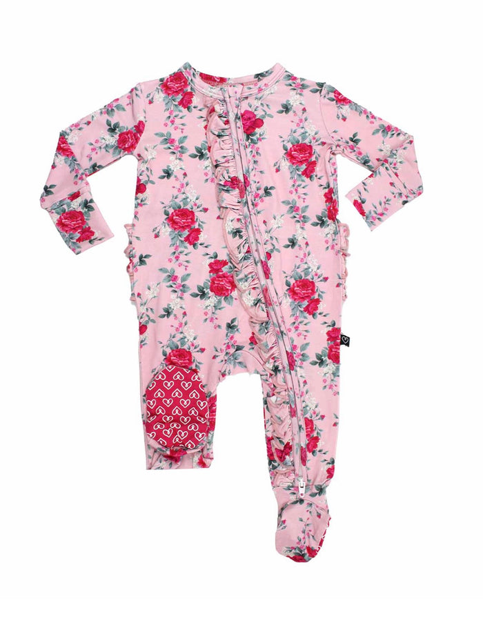 Rosalina Ruffled Zippered Footie