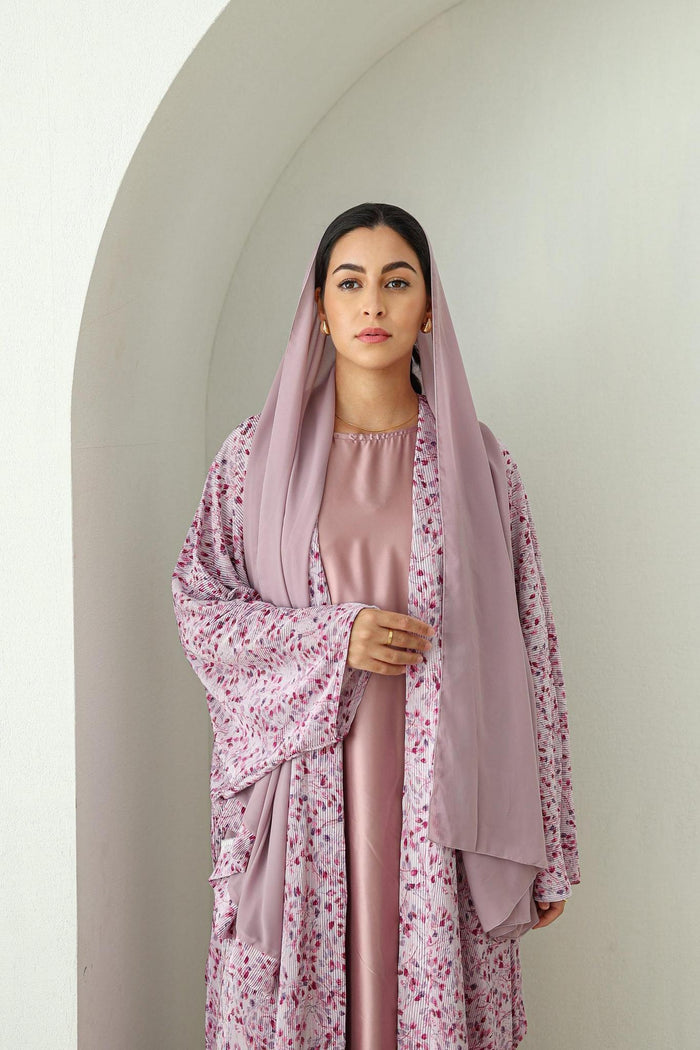 Ruba Printed Abaya -Floral