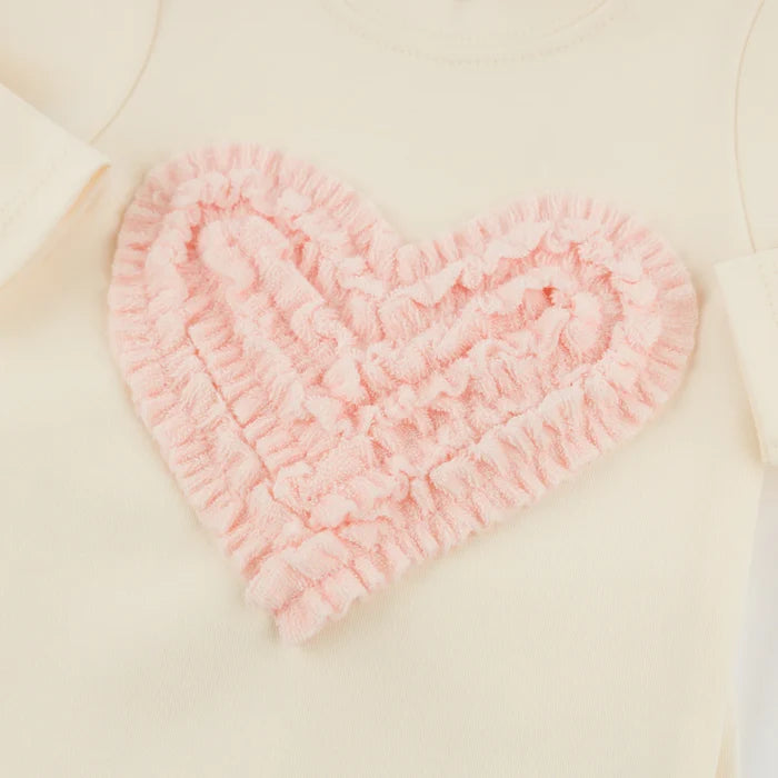 Ruffle Heart Pant Set
