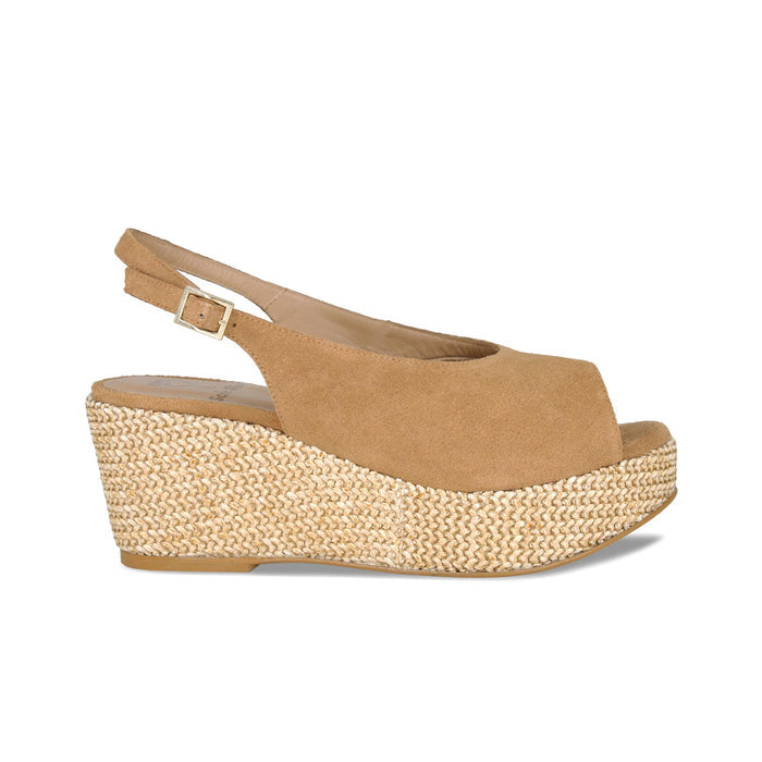 Sahara: Tan Suede Shoes Sole Bliss
