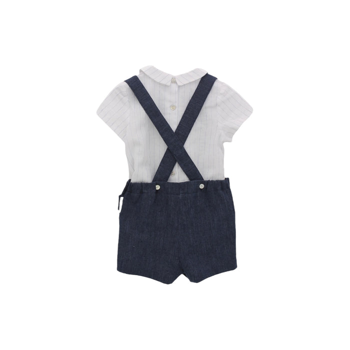 Samuel Boy Bowtie 2-Piece Romper Set