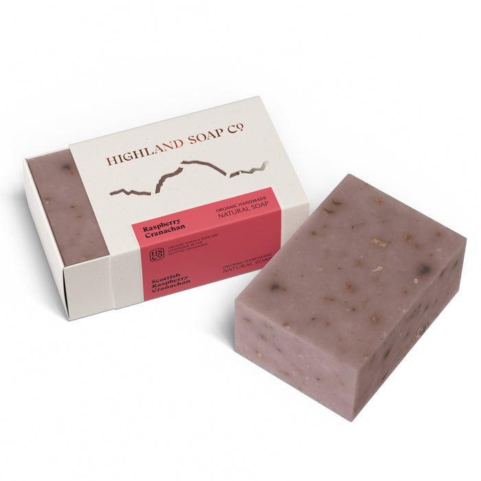 Scottish Raspberry Cranachan Soap 190g