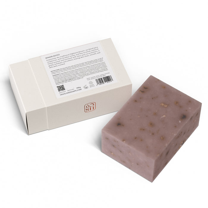 Scottish Raspberry Cranachan Soap 190g