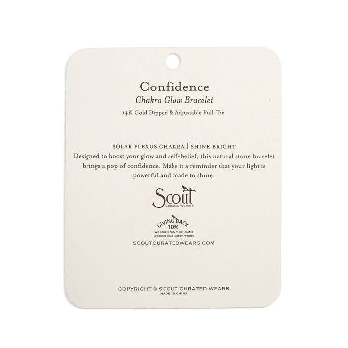 Scout Chakra Glow Bracelet - Confidence/Solar Plexus